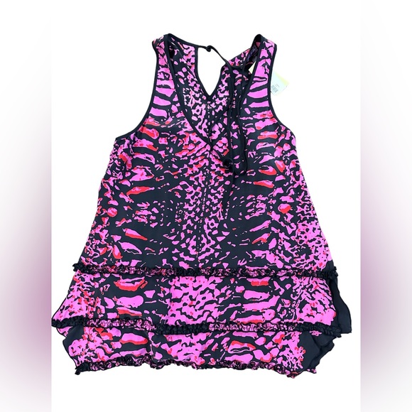 Hale Bob Pink Silk Top - Picture 4 of 12